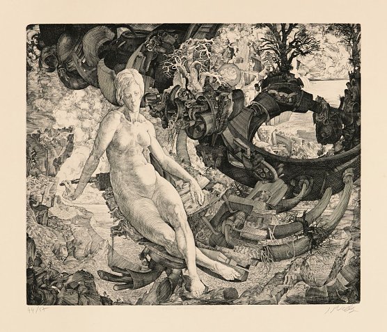 Figurative Kunst der Gegenwart zeigt die Ausstellung "Mensch und Welt" (Foto: Fred B&ouml;hme)