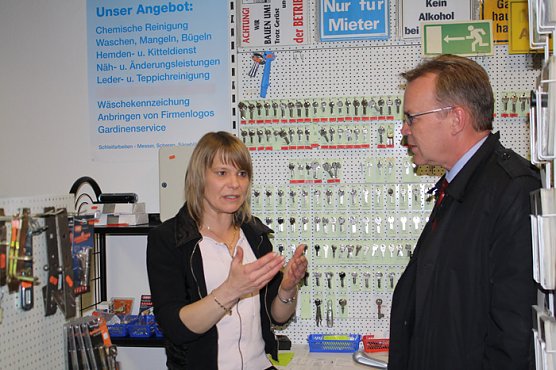 Zu Besuch bei Dagmar Eichhorn (Foto: SGW)