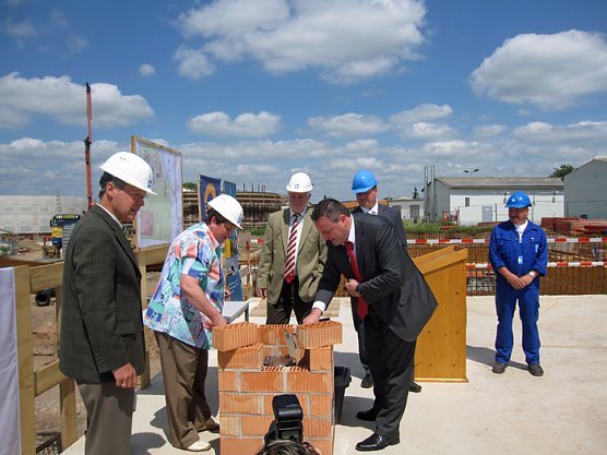 Grundsteinlegung Klärwerk Artern (Foto: CDU Artern) Grundsteinlegung Klärwerk Artern (Foto: CDU Artern)