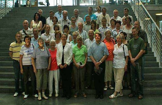 Zu Besuch im Bundestag (Foto: Torsten Bl&uuml;mel)