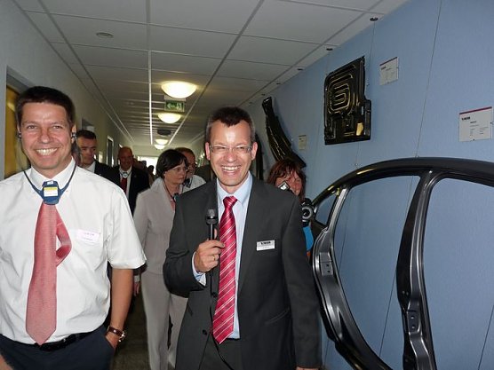 Bei Tower Automotive (Foto: Karl-Heinz Herrmann)