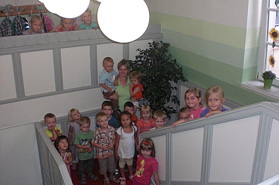 Neuese Treppenhaus (Foto: Kindervilla Bad Frankenhausen)