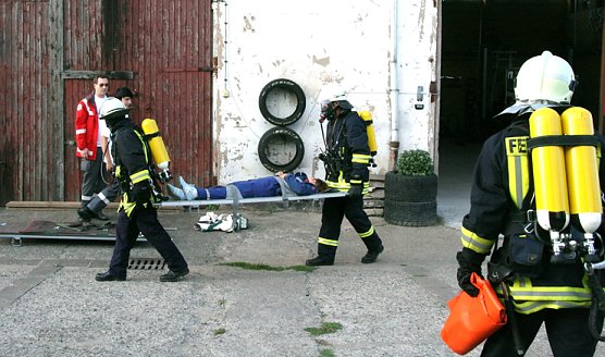 Feuerwehr&uuml;bung Berka (Foto: Karl-Heinz Herrmann)