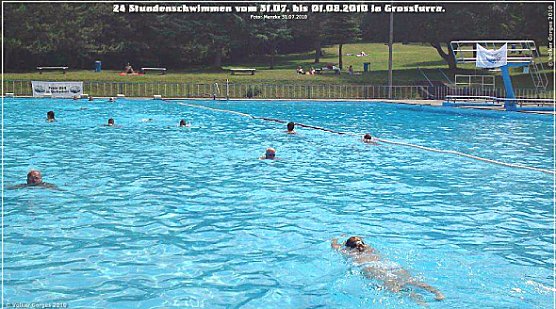 24-Stunden-Schwimmen (Foto: Badsportverein Gro&szlig;furra)