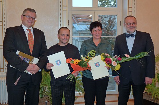 Lebensretter geehrt (Foto: Karl-Heinz Herrmann)