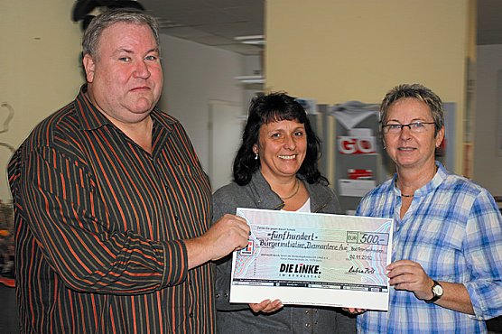 Geld f&uuml;r B&uuml;rgerinitiative (Foto: B&uuml;rgerinitiative Diamantene Aue)