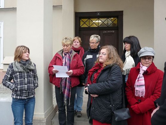 Fahnenaktion in Sondershausen (Foto: Karl-Heinz Herrmann) Fahnenaktion in Sondershausen (Foto: Karl-Heinz Herrmann)