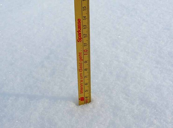 Schneeh&ouml;he &Ouml;stertal (Foto: Karl-Heinz Herrmann)
