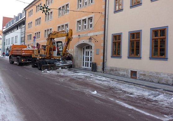 Schneer&auml;umung Innenstadt (Foto: Karl-Heinz Herrmann)