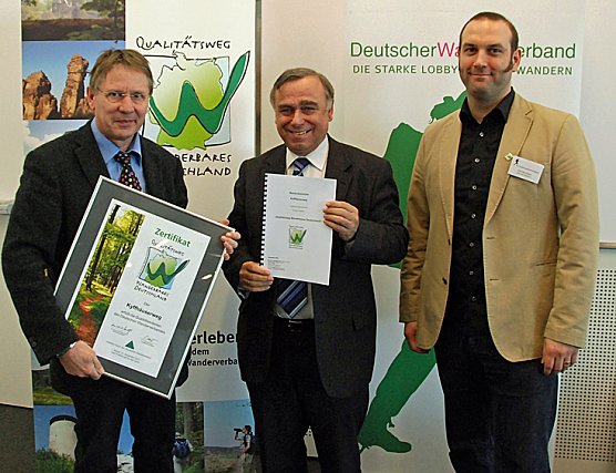 Zertifizierung Kyffh&auml;userweg (Foto: Naturpark Kyffh&auml;user)
