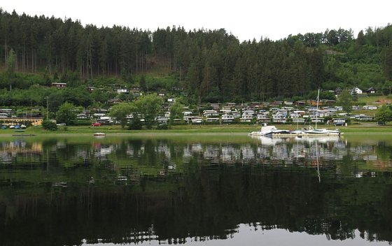 Bild: Blick auf den Campingplatz
