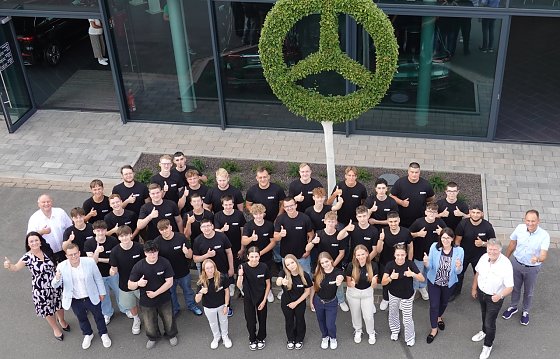 Bild: Die "Neuen" des Jahrgangs 2024