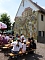 Volksfest vor Wandbild Volksfest vor Wandbild