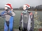 Weihnachtstauchen im Bebraer Teich Weihnachtstauchen im Bebraer Teich