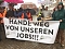 Demonstration vor der Th&uuml;ringer Staatskanzlei