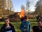 Osterfeuer am Bebraer Teich