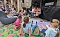 Beim Kinder- und Jugendmusikfestival in Sondershausen begeisterten die Mitarbeiterinnen der Stadtverwaltung, (li) Mareen Biedermann und Jaqueline Lange, die Kinder mit spannenden Geschichten Beim Kinder- und Jugendmusikfestival in Sondershausen begeisterten die Mitarbeiterinnen der Stadtverwaltung, (li) Mareen Biedermann und Jaqueline Lange, die Kinder mit spannenden Geschichten