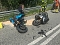 Bikerunfall auf der B85