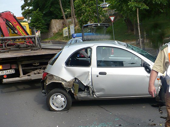 Bild: Unfall Lohstra&szlig;e