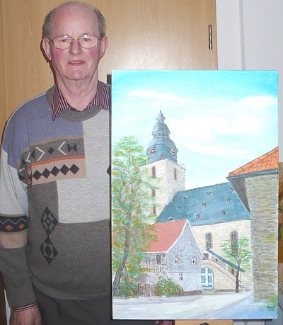 Bild: Maler Helmut Ahlert