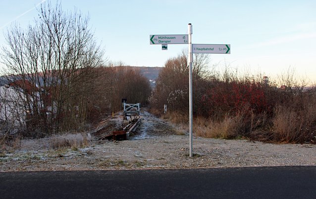 Bild: Radweg auf altem Gleis?