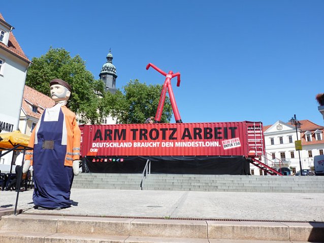 Bild: Mindestlohn-Truck