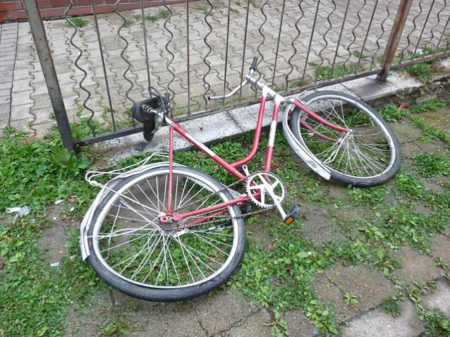 Bild: Fahrrad defekt