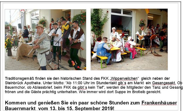Bild: &Auml;nderungen beim Programm des Bauernmarktes