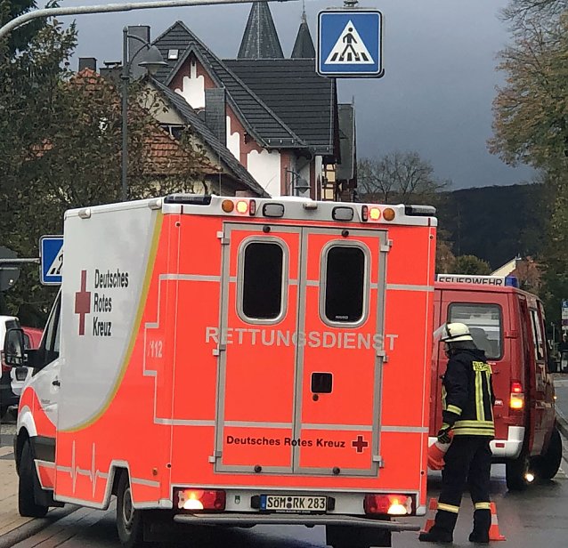 Bild: Unfall am Morgen in Sondershausen