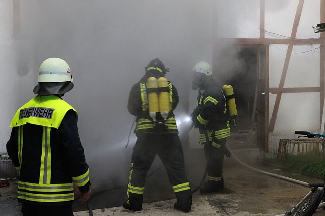 Bild: Brand in den Morgenstunden