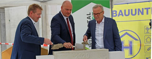 Bild: Grundsteinlegung am Wippertor