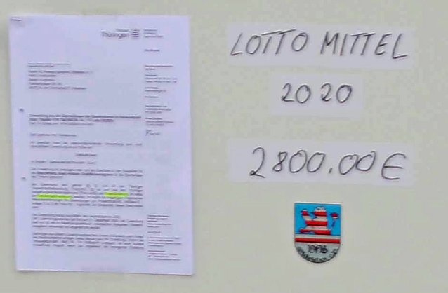 Bild: Lottomittel gehen nach Oldisleben