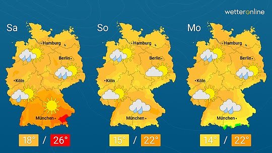 Bild: Wetterkarte