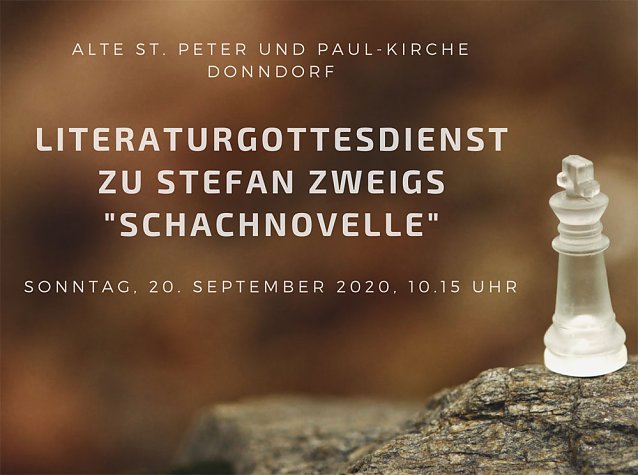Bild: Literaturgottesdienst in Donndorf