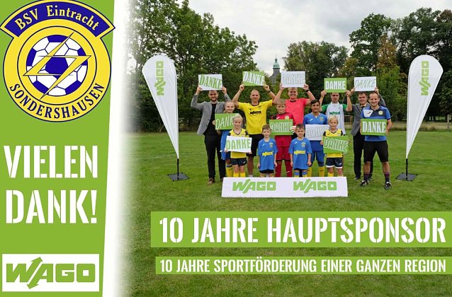Bild: Eintracht dankt WAGO