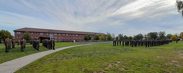Bild: Panzerkompanie in Bad Frankenhausen verabschiedet 