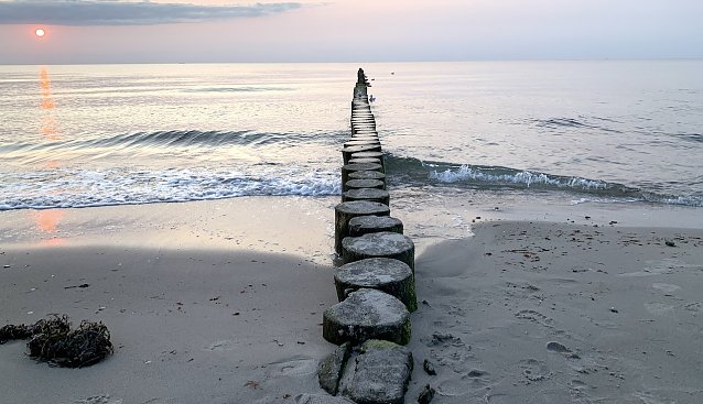 Bild: Sonnenuntergang in Fischland/Dar&szlig;
