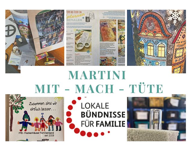 Bild: <b>FFB Martini � Mit - Mach � T&uuml;ten </b> Lokales B&uuml;ndnis f&uuml;r Familien wieder mit besonderer &Uuml;berraschung zum Martinsshopping in der Kurstadt  Wenn am Samstag, 7.11. 2020 die Gewerbetreibenden der Stadt Bad Frankenhausen am Nachmittag ihre T&uuml;ren &ouml;ffnen, ist auch das lokale B&uuml;ndnis f&uuml;r Familien, das Frankenh&auml;user Familienband (FFB), wieder mit dabei.  Bereits im Sommer hatte man sich die Idee der M