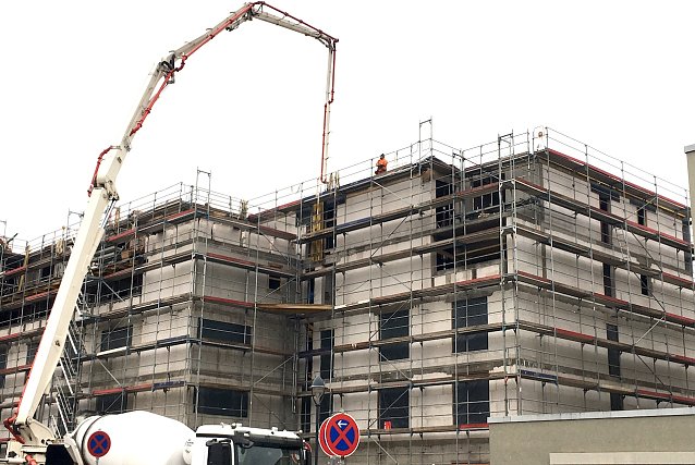 Bild: Rohbau in der Weizenstrasse in Sondershausen