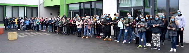 Bild: Musikprojekt der Franzbergschule Sondershausen