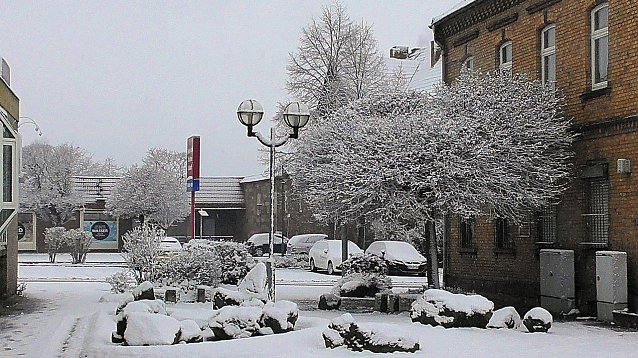 Bild: Kelbra im Schnee