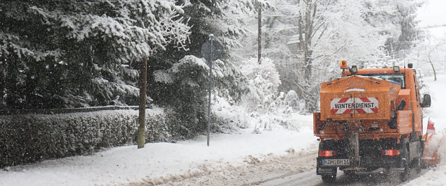 Bild: Winterdienst im Einsatz