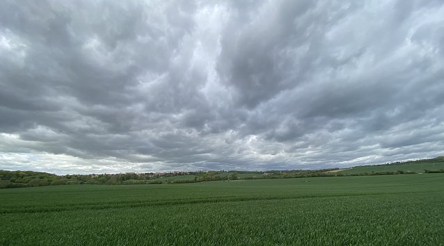 Bild: Gewitterwolken &uuml;ber Nordhausen