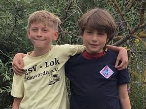 Bild: Mads Aweh (links) und Mattheo Jung