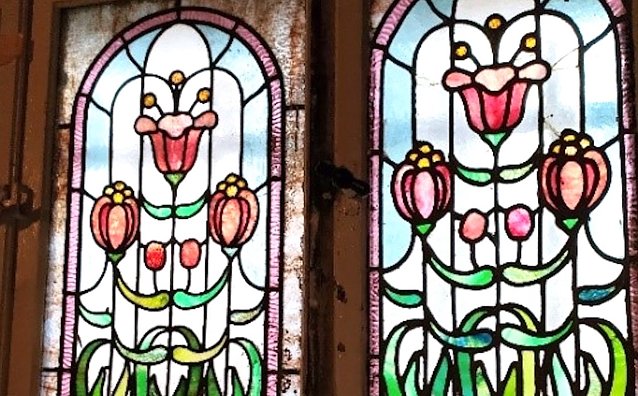 Bild: Fenster in der Villa Lindner 