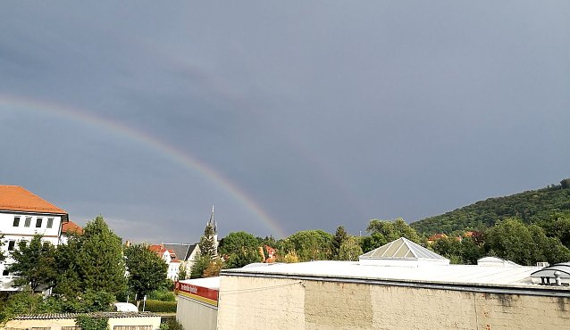 Bild: Regenb&ouml;gen &uuml;ber Sondershausen
