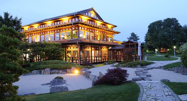 Bild: Pavillion im Japanischen Garten