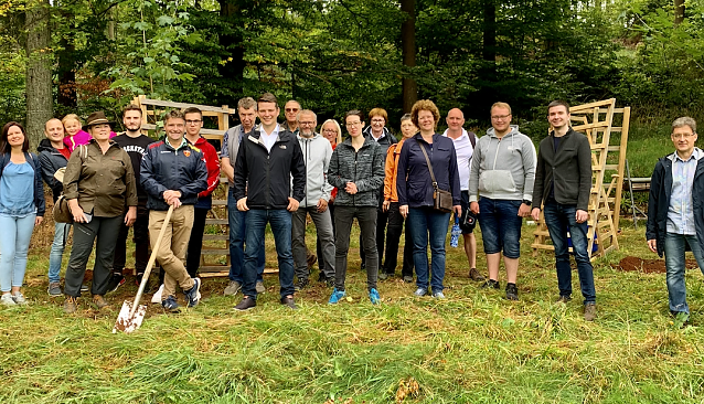 Bild: FDP Pflanzaktion im Wald