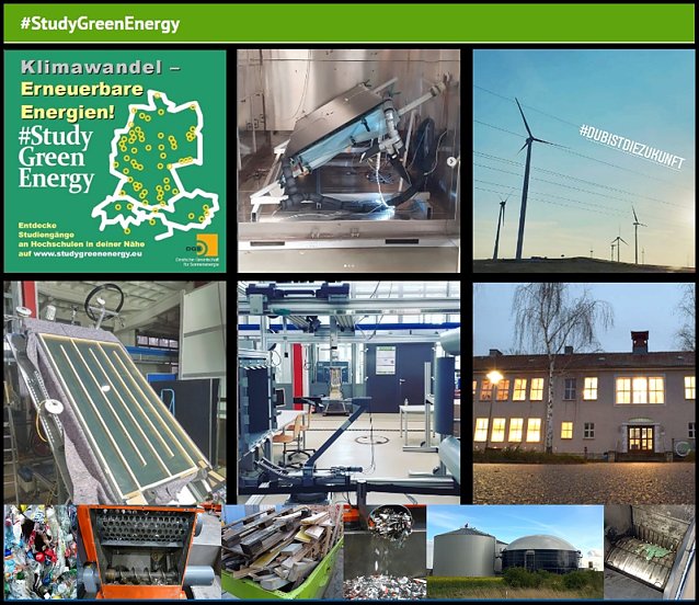 Bild: Erneuerbare Energien studieren: Am 27. Januar findet eine Infoveranstaltung des Netzwerks #StudyGreenEnergy statt, die Studierende auf das Thema aufmerksam machen m&ouml;chte.