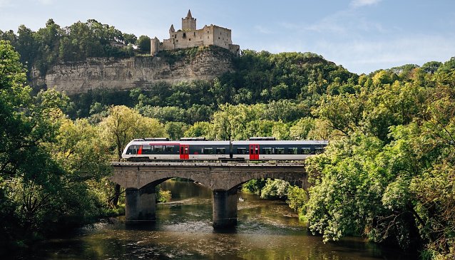 Bild: Eine Fahrt durchs Saaletal